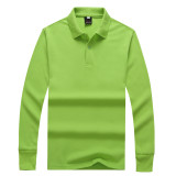 8121# Judy solid color lapel thickenedl long sleeve