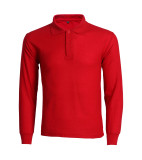 1195# Healthy cotton Lapel solid color long sleeve