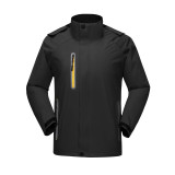 1919# pu waterproof high-end reflective jacket