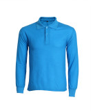 1195# Healthy cotton Lapel solid color long sleeve