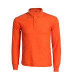 1195# Healthy cotton Lapel solid color long sleeve