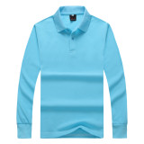 8121# Judy solid color lapel thickenedl long sleeve