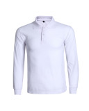 1195# Healthy cotton Lapel solid color long sleeve