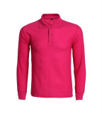 1195# Healthy cotton Lapel solid color long sleeve