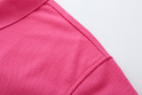 8121# Judy solid color lapel thickenedl long sleeve
