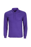 1195# Healthy cotton Lapel solid color long sleeve