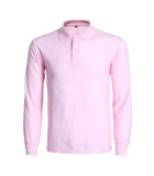 1195# Healthy cotton Lapel solid color long sleeve