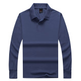 8121# Judy solid color lapel thickenedl long sleeve