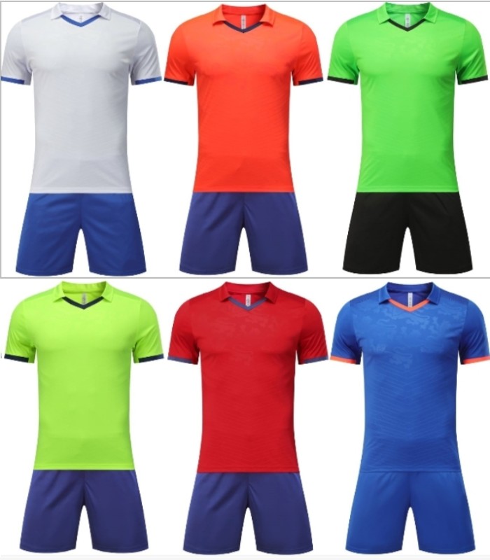 Kids Adult 6 color soccer uniform #5030