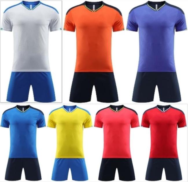 Kids Adult 7 color soccer uniform #5034