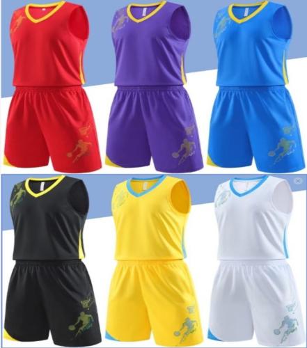 6 Color Basketball Uniform #8042