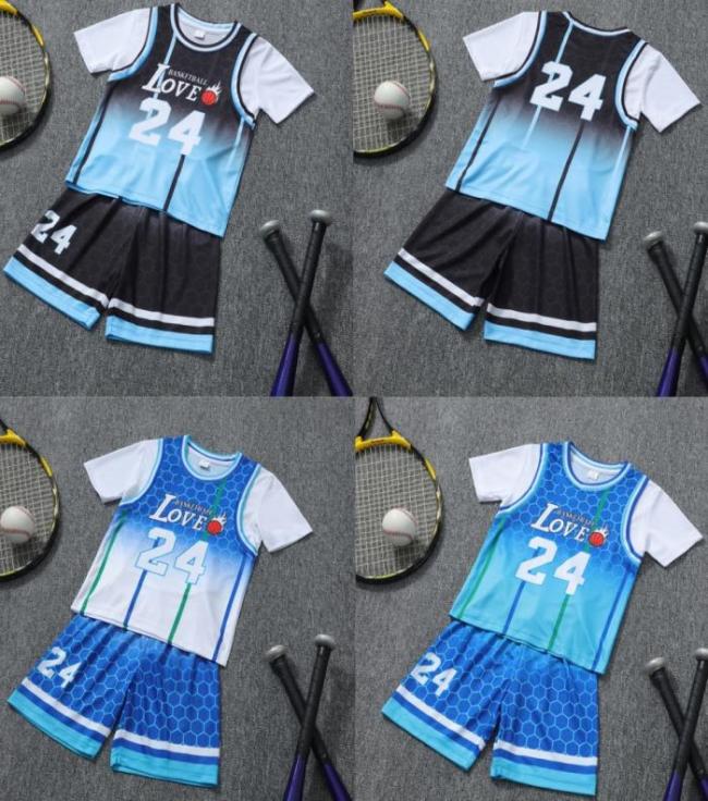 Kids 2 Color Basketball Uniform #YF311