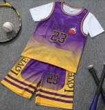 Kids 4 Color Basketball Uniform #YF315