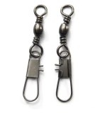 Stainless steel fishing Barrel Swivels with Interlock Snap ,rated from 13 LB to 101 LB