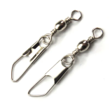 Brass Fishing Barrel Swivels with Safety Snap ,rated from 13 LB to 121 LB