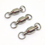Fishing Ball Bearing Swivels with split ring ,Rated from 8 LB TO 130 LB,Saltwater Fishing Tackle