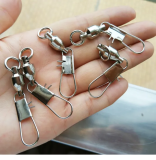 Fishing Ball Bearing Swivel with Interlock Snap ,Rated From 19 LB to 154 LB