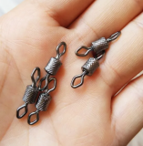 Fishing diamond eye impressed rolling swivels ,size 4/0 to 12,Rated from 7LB to 157 LB