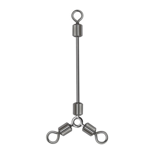 3 way Fishing swivels long leg O-shape rolling swivels,Rated from 13 LB to 62 LB