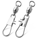 Fishing Ball Bearing Swivel with Interlock Snap ,Rated From 19 LB to 154 LB