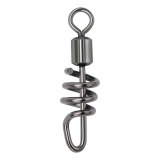 Stainless steel fishing rolling swivels with screwed snap ,size 3/0 to size 10 ,rated from 29 LB to 220 LB