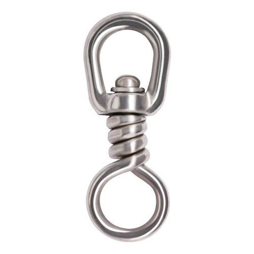 Stainless Steel Fishing Swivel, Hook Lure Connector High Strength for Tuna Longline Sea Saltwater Fishing