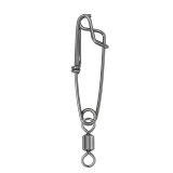 Stainless steel Fishing Rolling Swivel with Long line Clips Snap,Sea Fishing Gear