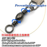 Brass Fishing Barrel Swivels with Safety Snap ,rated from 13 LB to 121 LB