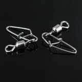 Stainless steel Fishing Rolling swivel with insurance snap ,rated from 11 LB to 187 LB