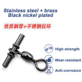3 way Stainless steel fishing cross line crane swivels,rated from 40 LB to 180 LB