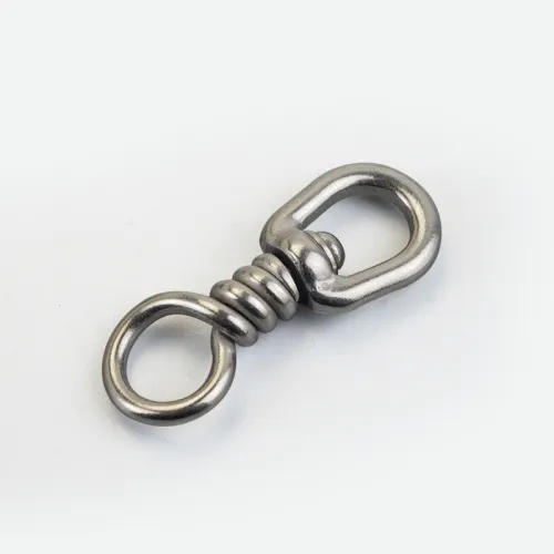 Stainless Steel Fishing Swivel, Hook Lure Connector High Strength for Tuna Longline Sea Saltwater Fishing