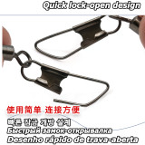stainless steel fishing rolling swivels with safety snap ,rated from 5 LB to 104 LB