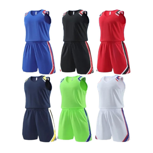 6 Color Basketball Uniform #8043
