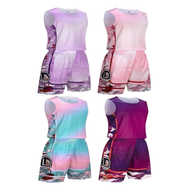 4 Color Basketball Uniform #8501