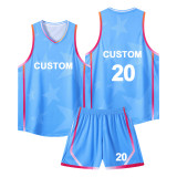 Adult/Kids Men Women 5 Color Basketball Uniform Jerseys lieta204