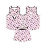 Adult/Kids Men Women 2 Color Basketball Uniform N2403(Have Big Size)