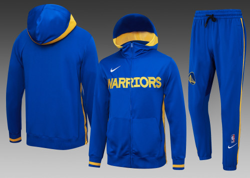 23/24 Golden State Warriors Full-Zip Hoodie Tracksuits