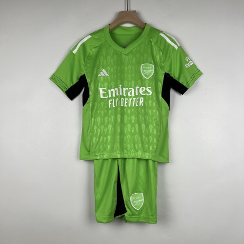 23/24 Arsenal Goalkeeper Kids Kit
