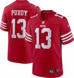 men 49ers PURDY 13 basketball jersey