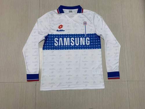 Retro 96 University catholic home long sleeve soccer jersey football shirt #5120