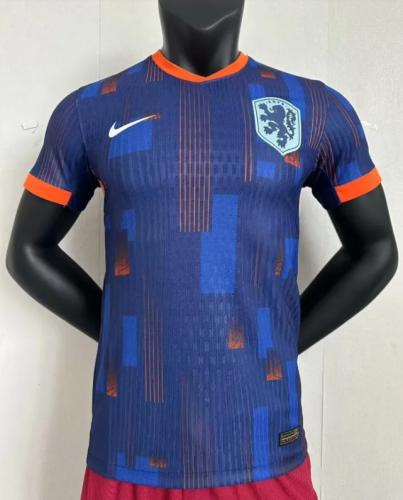Player Version 2024 Netherlands Euro Away  Man Jersey