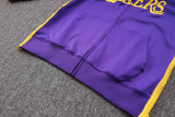 23/24 Los Angeles Lakers Full-Zip Hoodie Tracksuits