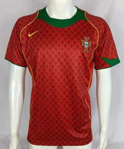 Retro 2004 Portugal home soccer jersey football shirt #5030