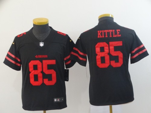 2023 Kids San Francisco 49ers Kittle 85 NFL Jersey