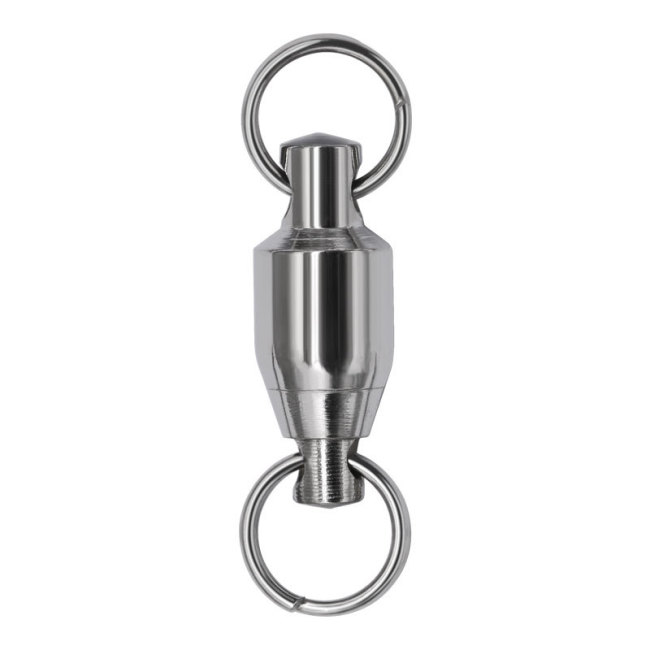 Fishing Ball Bearing Swivels with split ring ,Rated from 8 LB TO 130 LB,Saltwater Fishing Tackle
