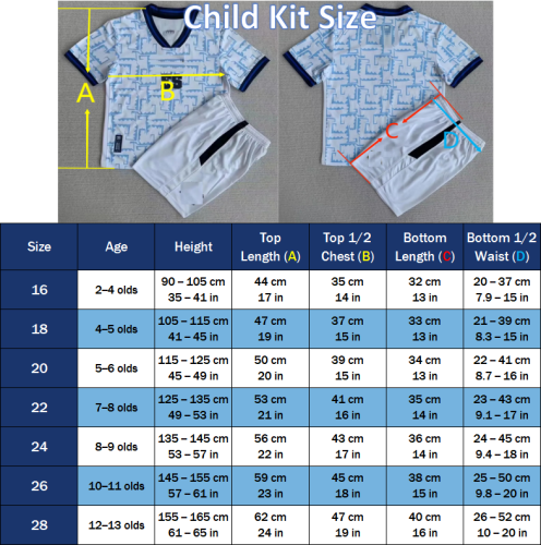 25/26 Universidad de Chile Away Kids Kit