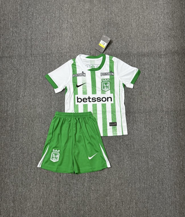 25/26 Atlético Nacional Home Kids Kit