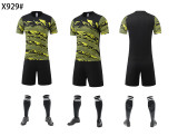 Kids Adult 4 Color Football Uniform X929 (DLS)