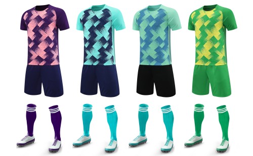 Kids Adult 4 Color  Football Uniform #8010 (BQ)