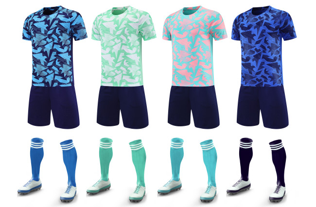 Kids Adult 4 Color  Football Uniform #8001 (BQ)